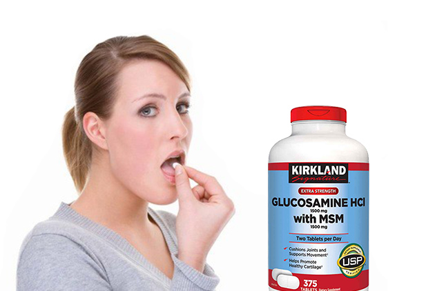 Cách dùng Glucosamine 1500mg Kirkland Mỹ