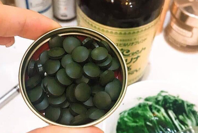 Cách dùng Tảo xoắn Spirulina Nhật