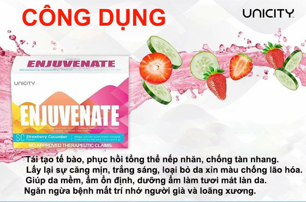 Công dụng của thức uống Enjuvenate Unicity