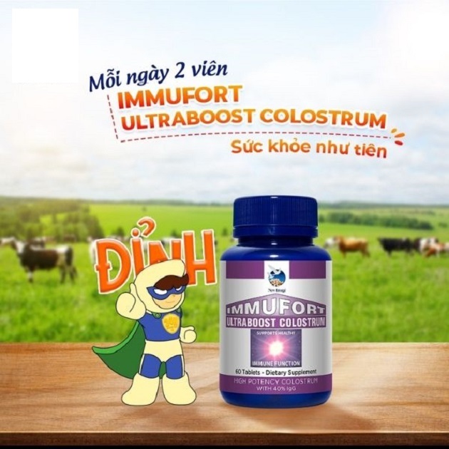 Liều dùng Sữa non Immufort Ultraboost Colostrum