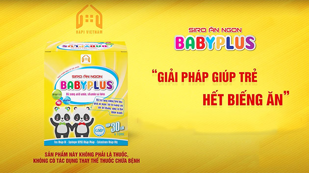 Siro ăn ngon Baby Plus xuất xứ Việt Nam