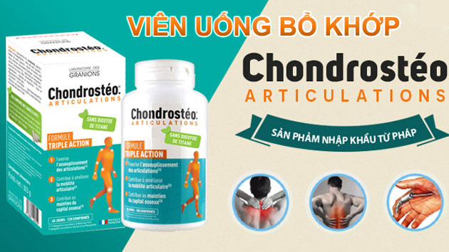 Chondrosteo là sản phẩm nổi tiếng của Pháp