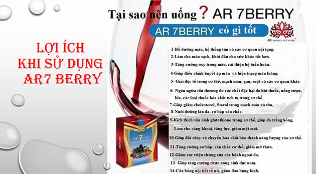 Những công dụng tuyệt vời của Ar7 Berry