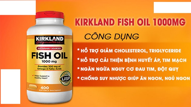 Những công dụng tuyệt vời của Fish Oil Kirkland