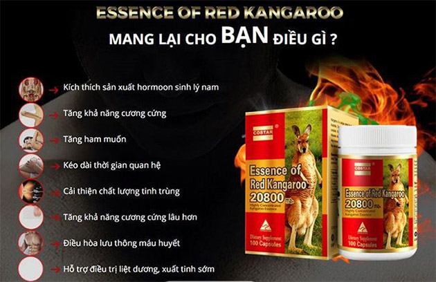 Những công dụng của sản phẩm Essence Of Red Kangaroo 20800
