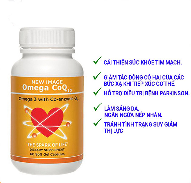 Những công dụng tuyệt vời của Omega CoQ10