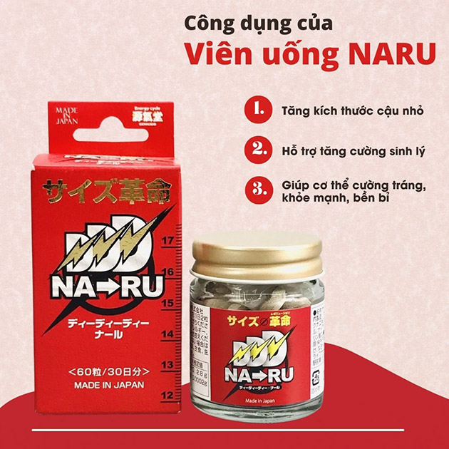 Những công dụng tuyệt vời của viên uống Naru