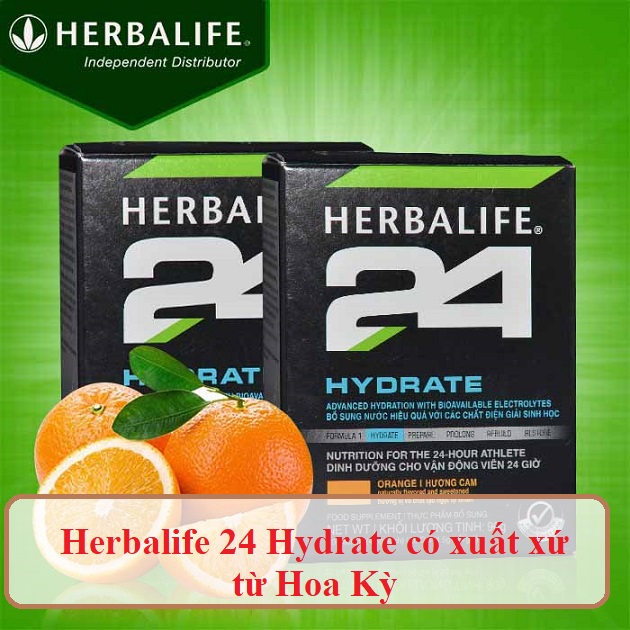 Herbalife 24 Hydrate có xuất xứ từ Hoa Kỳ