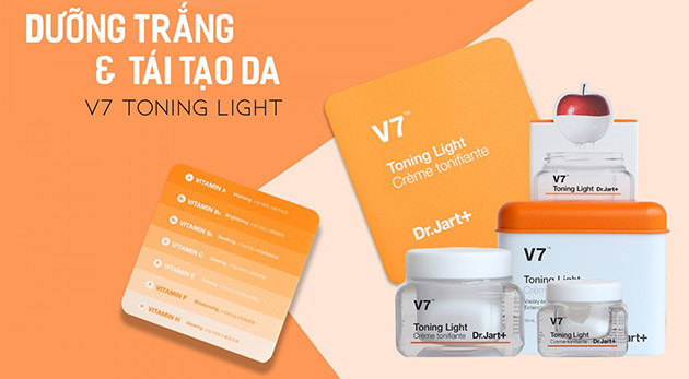 Sản phẩm V7 Toning light từ thương hiệu Dr.Jart+ của Hàn Quốc