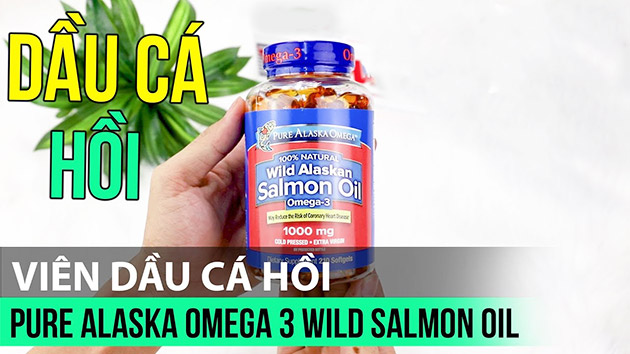 Wild Pure Alaskan Salmon Oil Omega-3 xuất xứ từ Hoa Kỳ