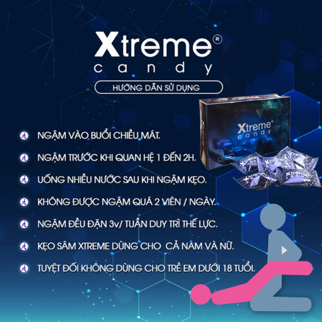 Cần tuân thủ những hướng dẫn sử dụng Xtreme Candy