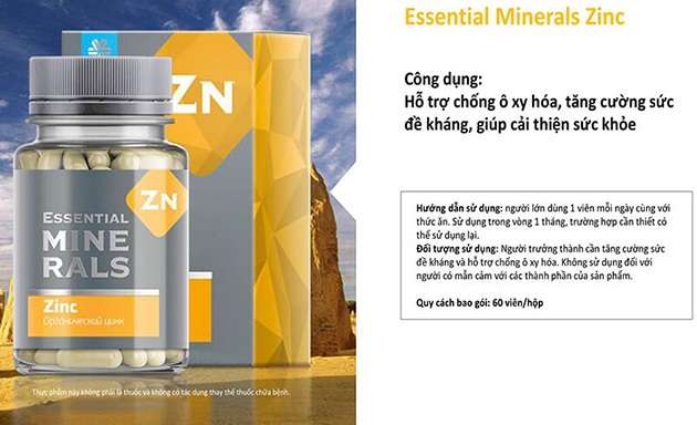 Những công dụng tuyệt vời của Essential Minerals Zinc Siberian