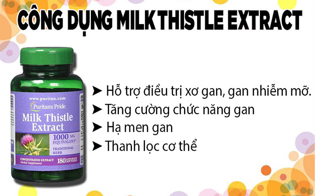 Những công dụng tuyệt vời của Milk Thistle Extract